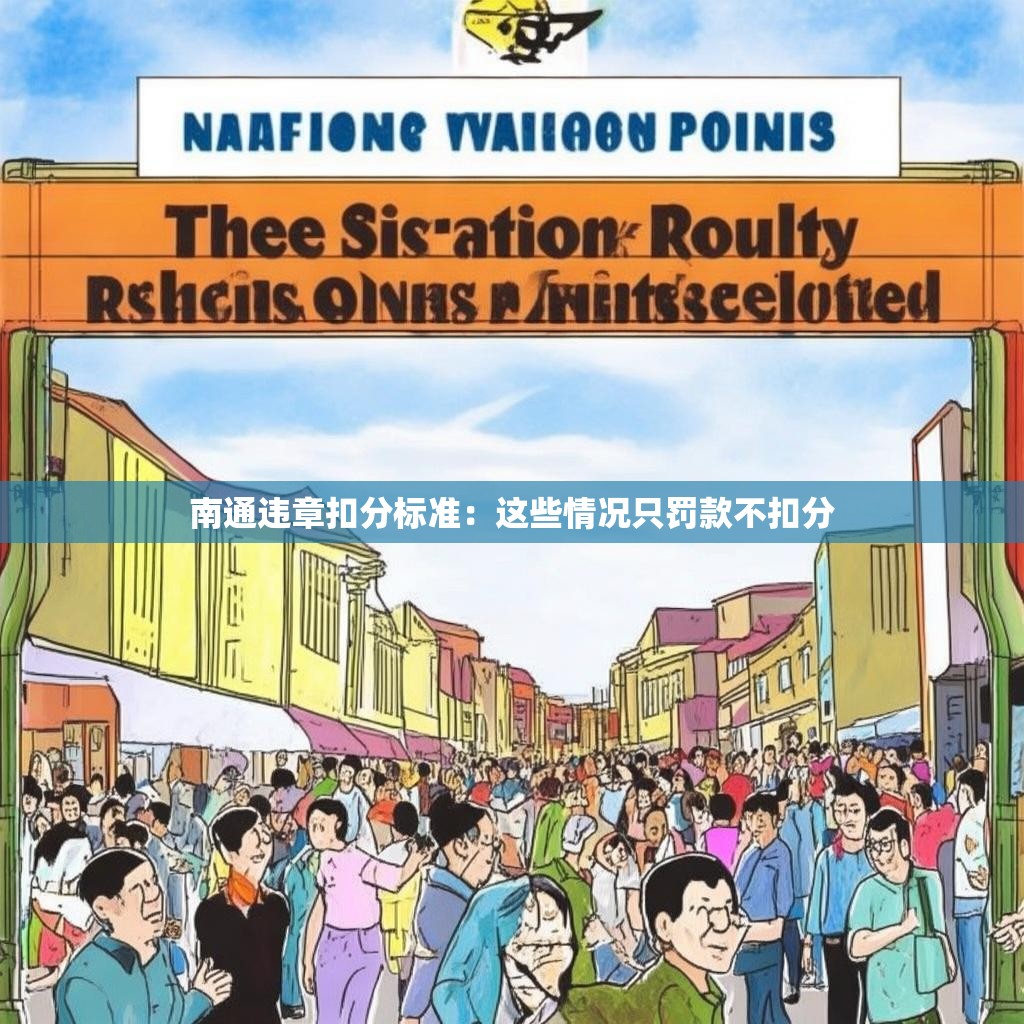 南通违章扣分标准：这些情况只罚款不扣分