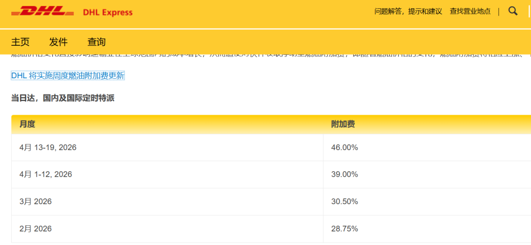 国际快递燃油附加费调整_哪些快递停运了_快递燃油附加费上调